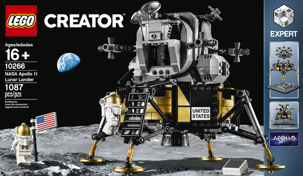 NASA Apollo 11 Lunar Lander - LEGO 10266 - New In Box