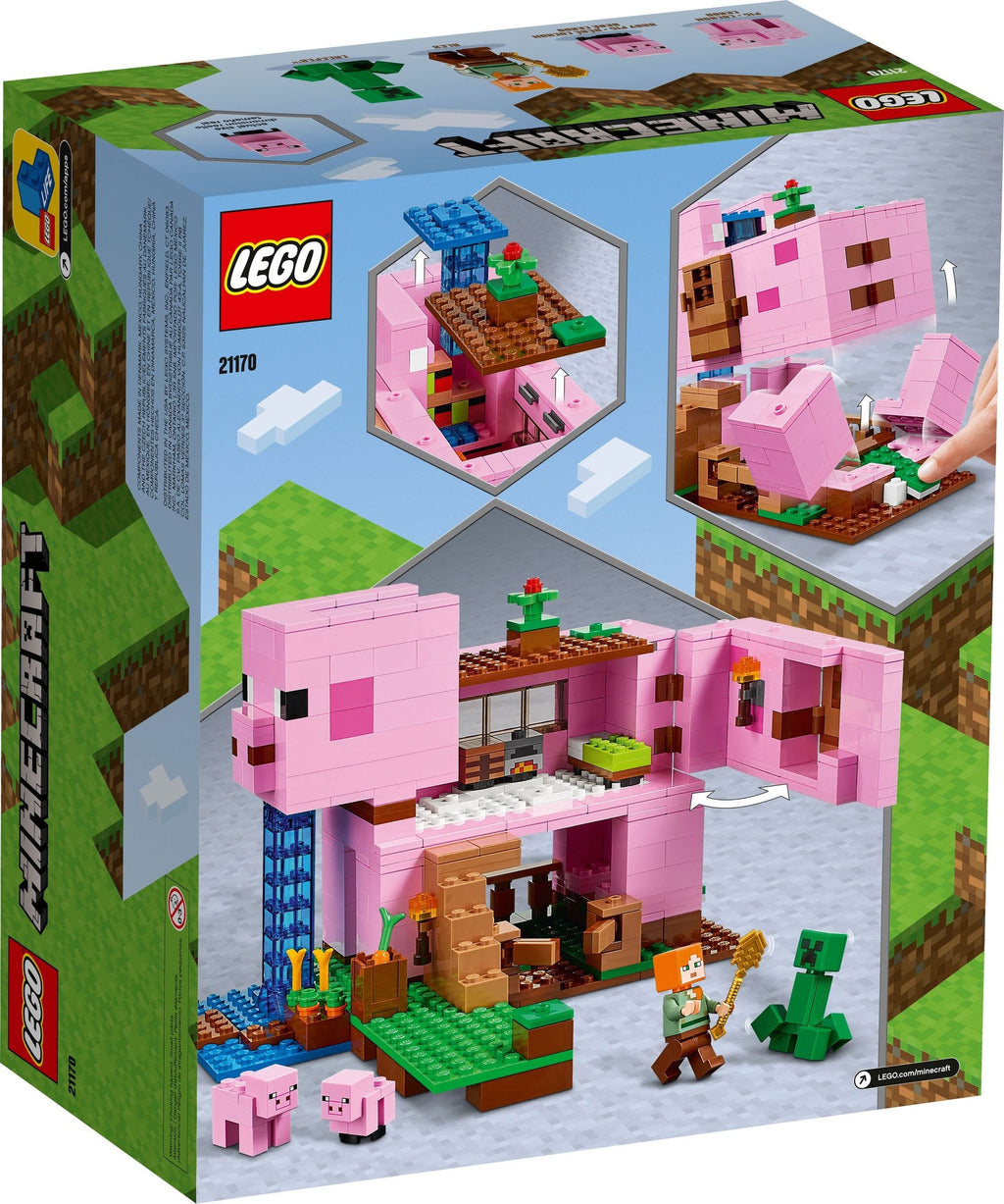 Minecraft The Pig House - LEGO 21170 - New In Box