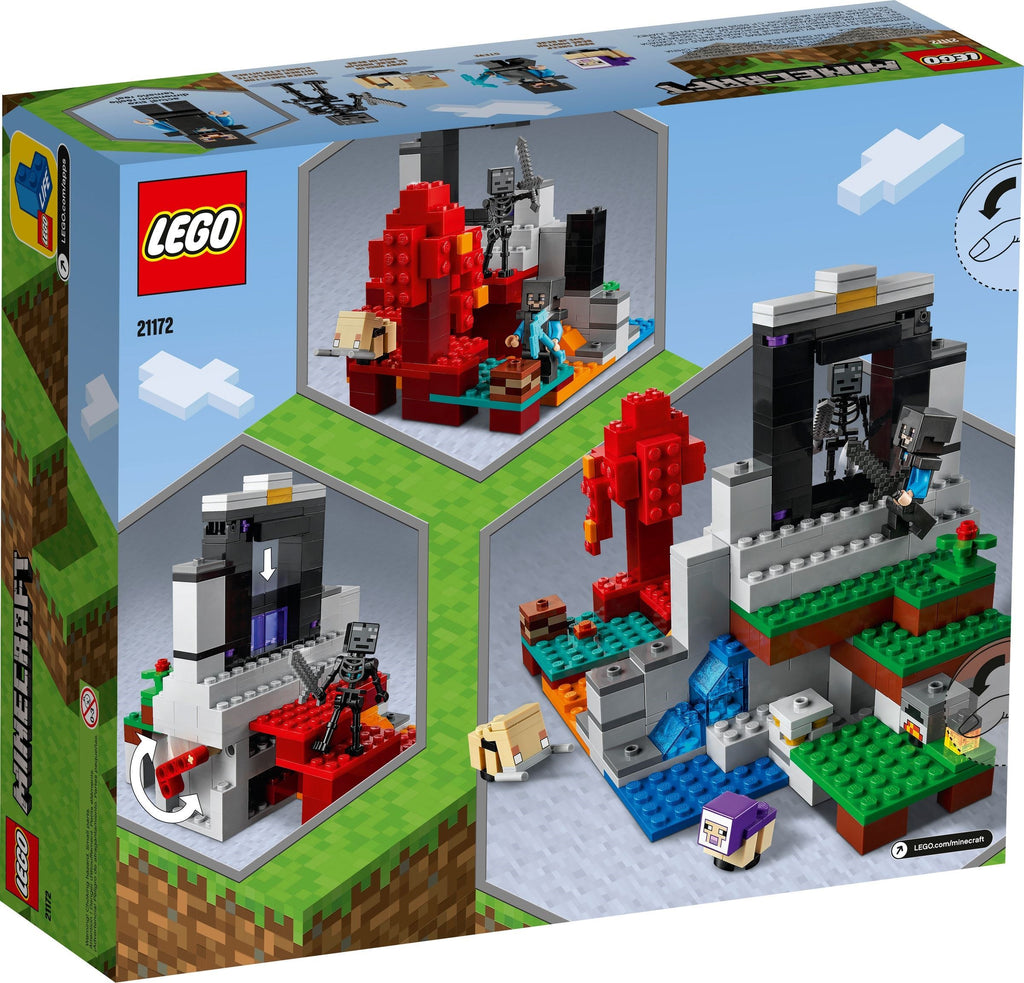 Minecraft The Ruined Portal - LEGO 21172 - New In Box