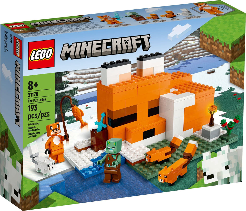 Minecraft The Fox Lodge - LEGO 21178 - New In Box