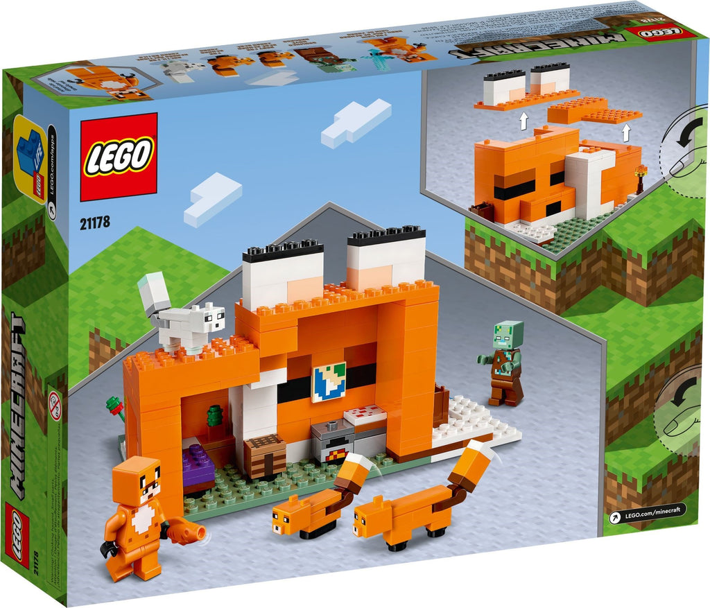 Minecraft The Fox Lodge - LEGO 21178 - New In Box