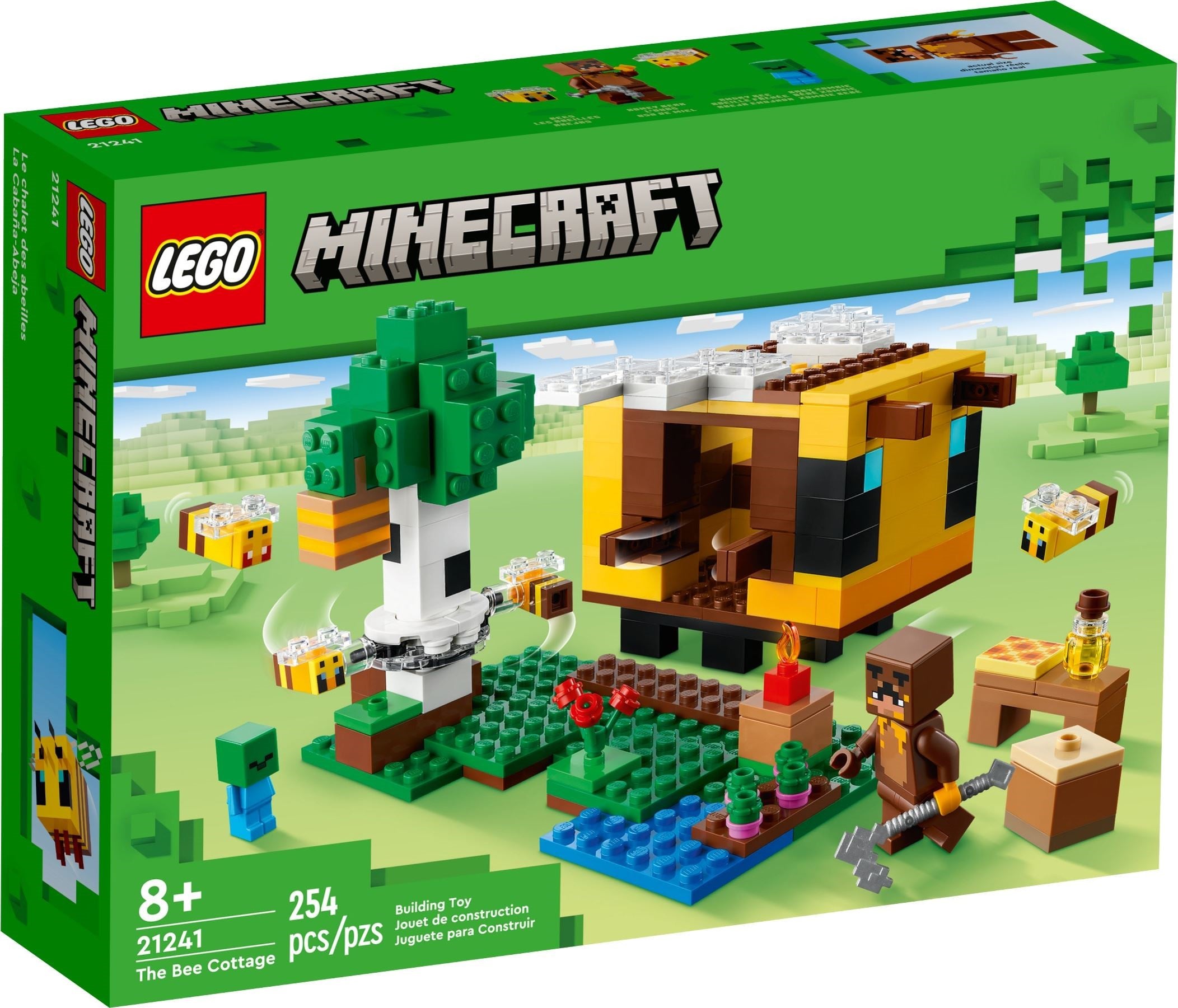 Minecraft The Bee Cottage - LEGO 21241 - New In Box