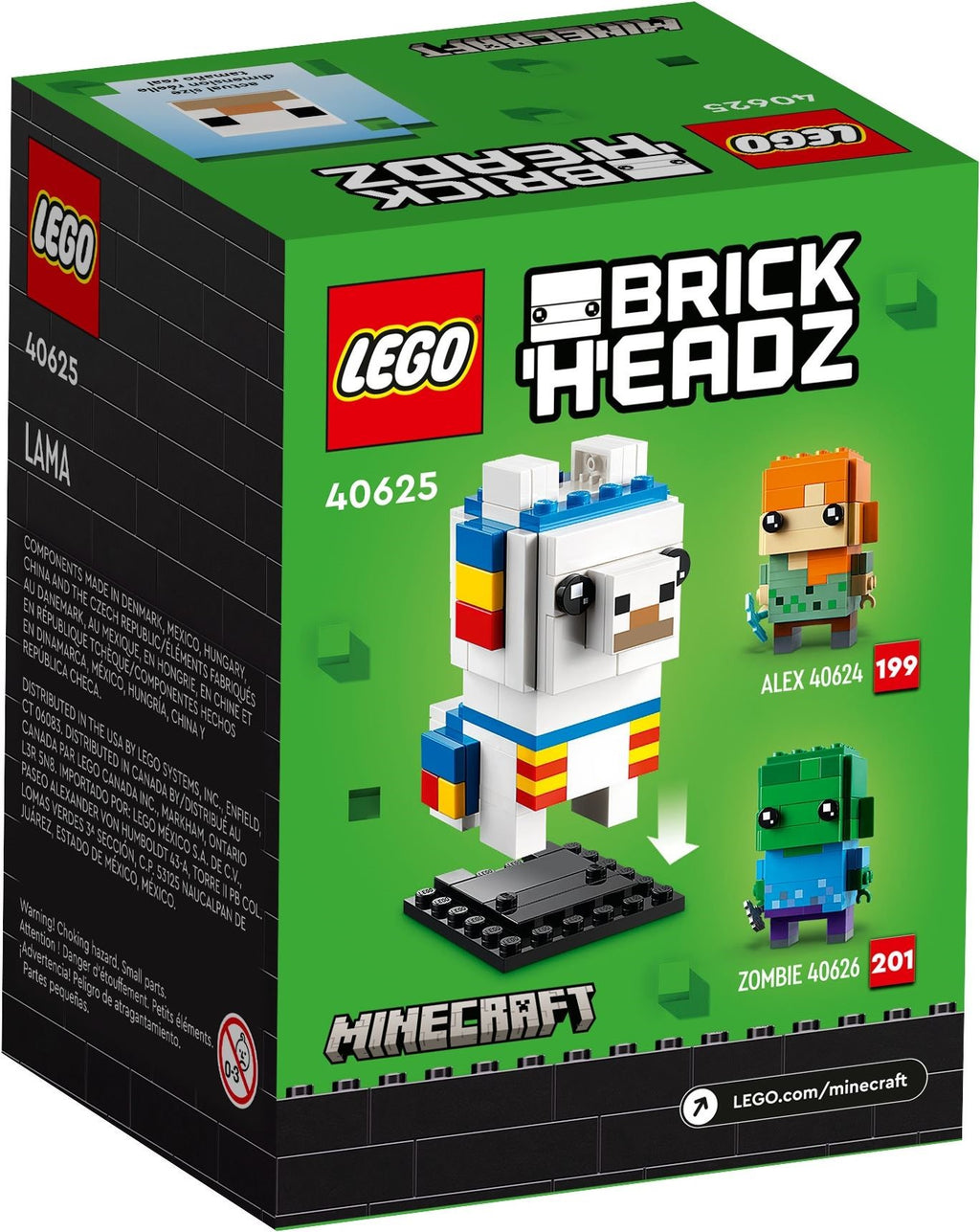 BrickHeadz Minecraft Llama - LEGO 40625 - New In Box