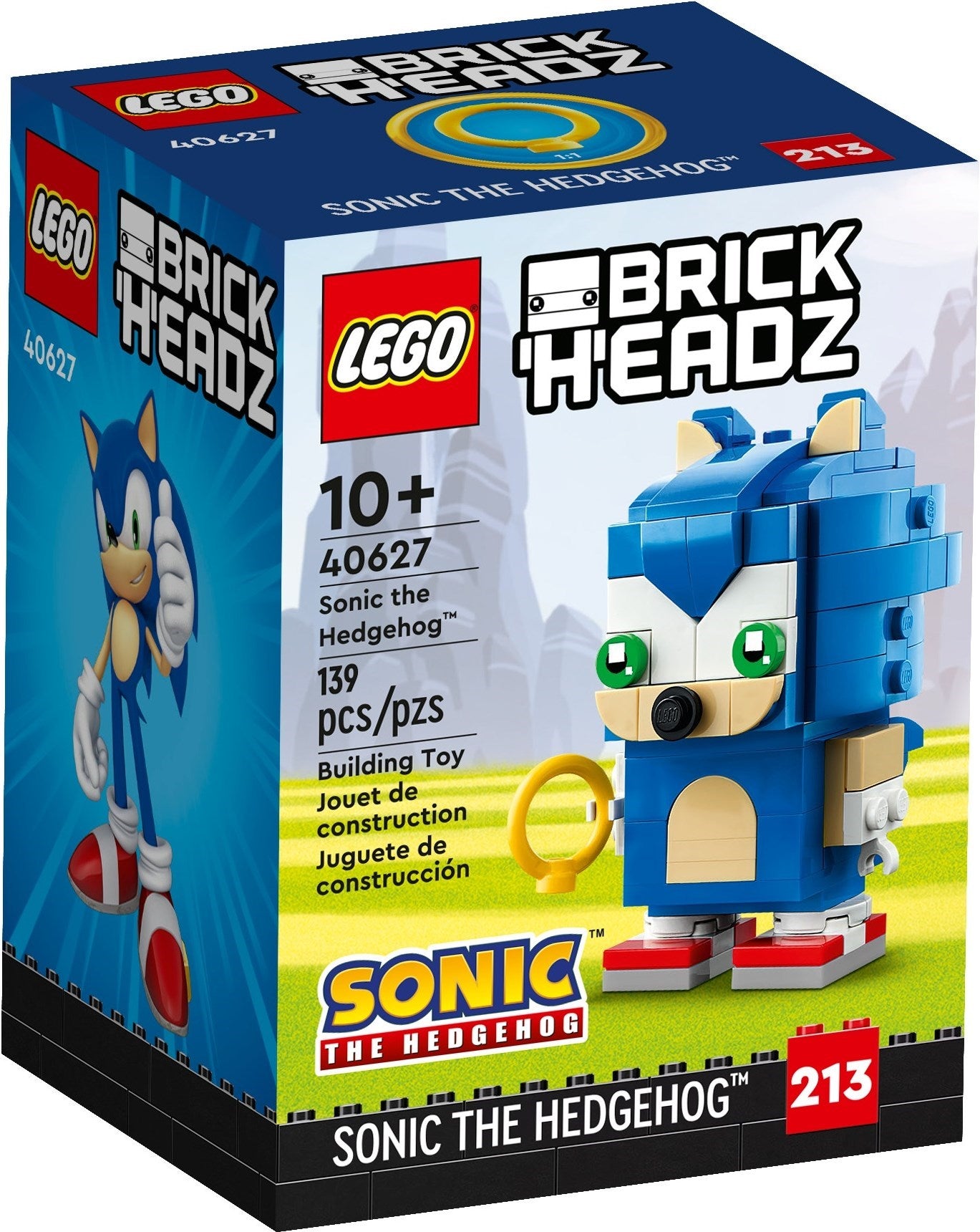 BrickHeadz Sonic the Hedgehog - LEGO 40627 - New In Box