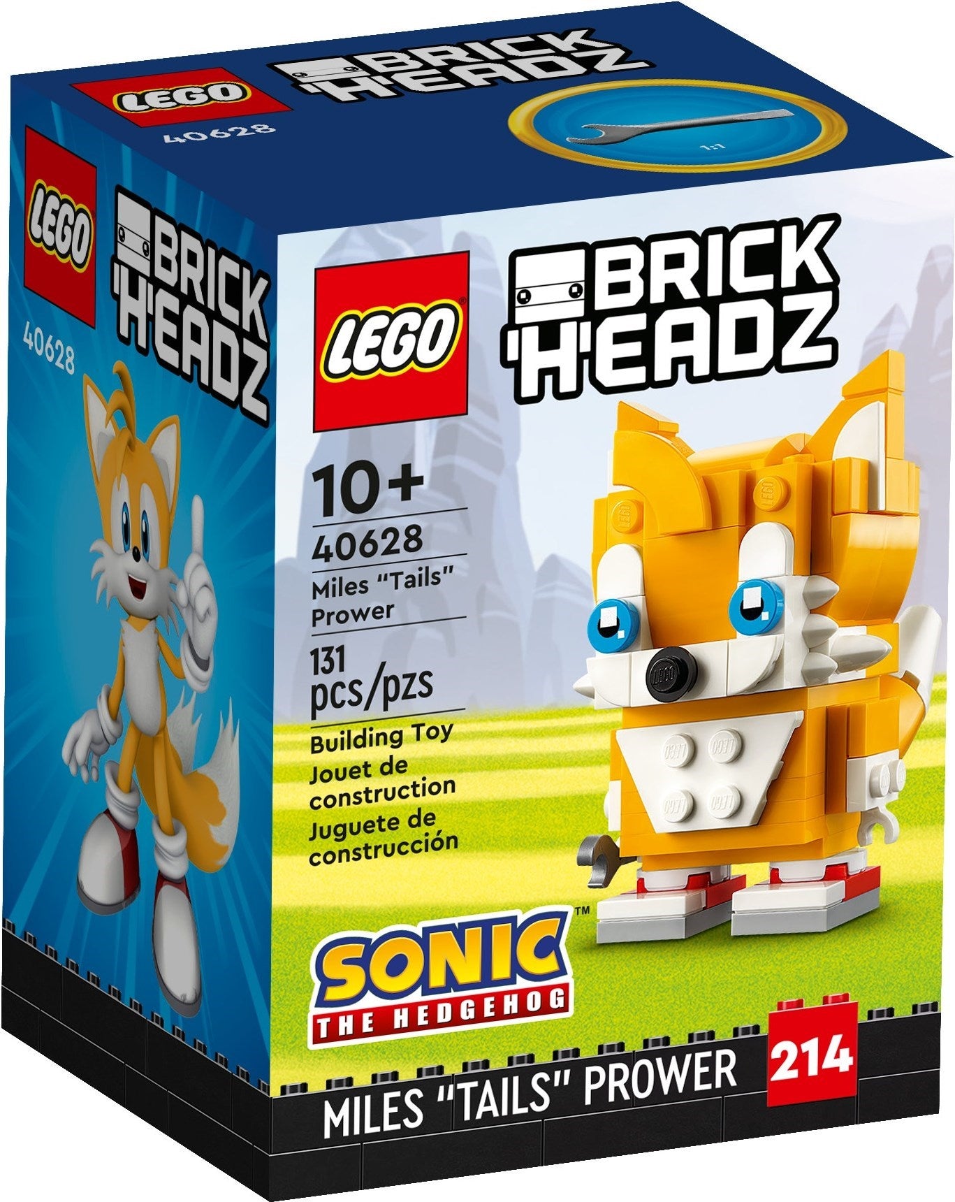 BrickHeadz Miles "Tails" Prower - LEGO 40628 - New In Box