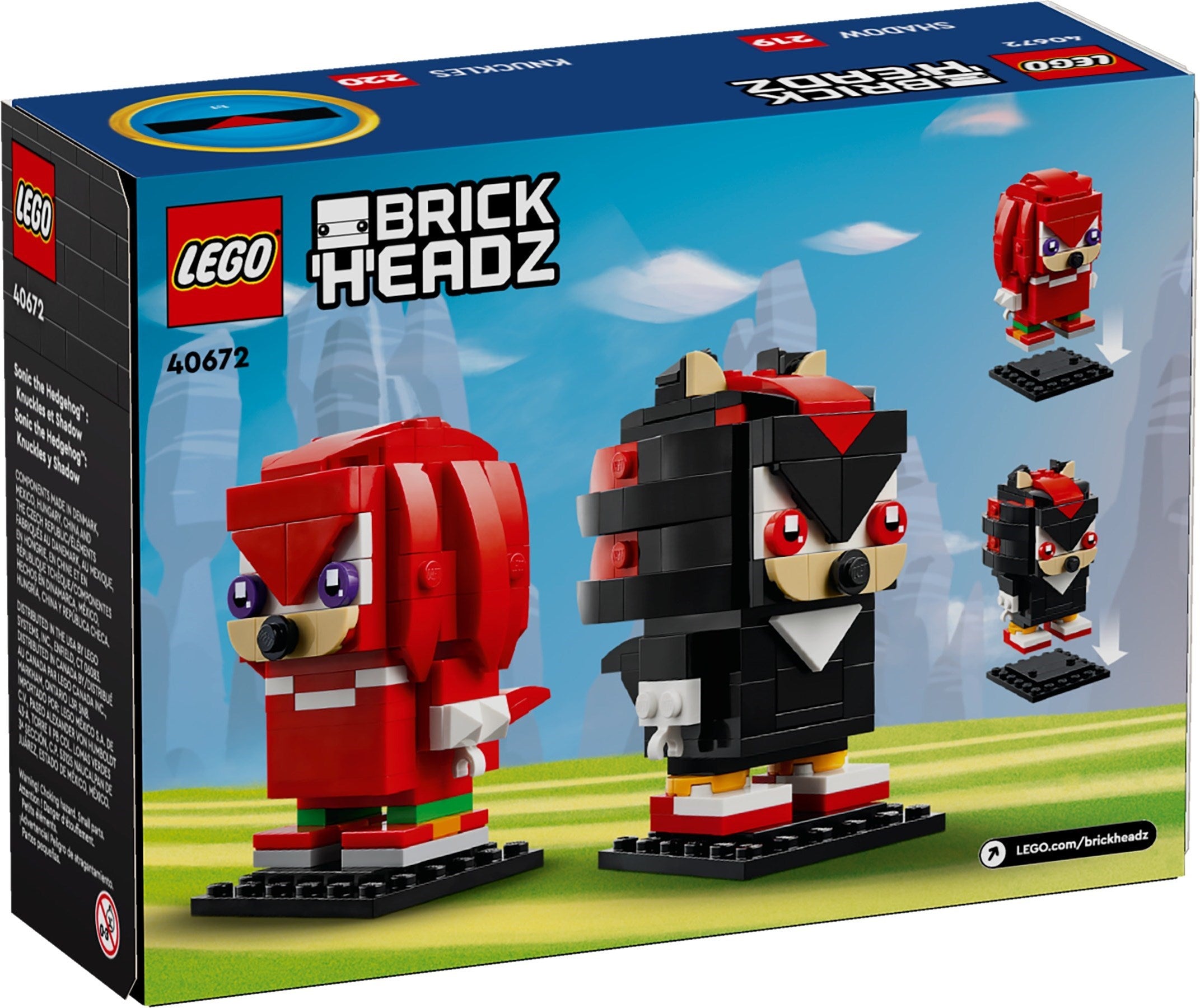 Knuckles & Shadow - LEGO 40672 - New In Box