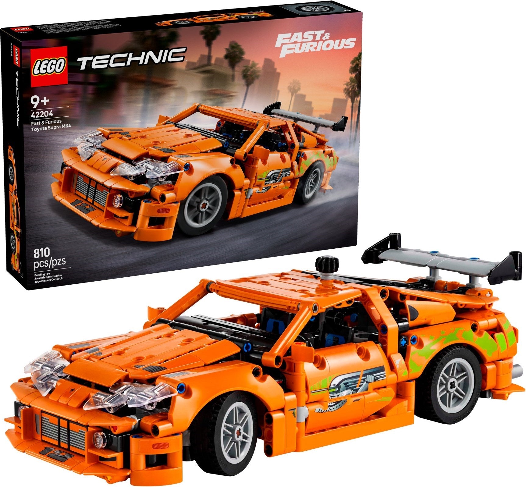 Technic Fast & Furious Toyota Supra MK4 - LEGO 42204 - New In Box