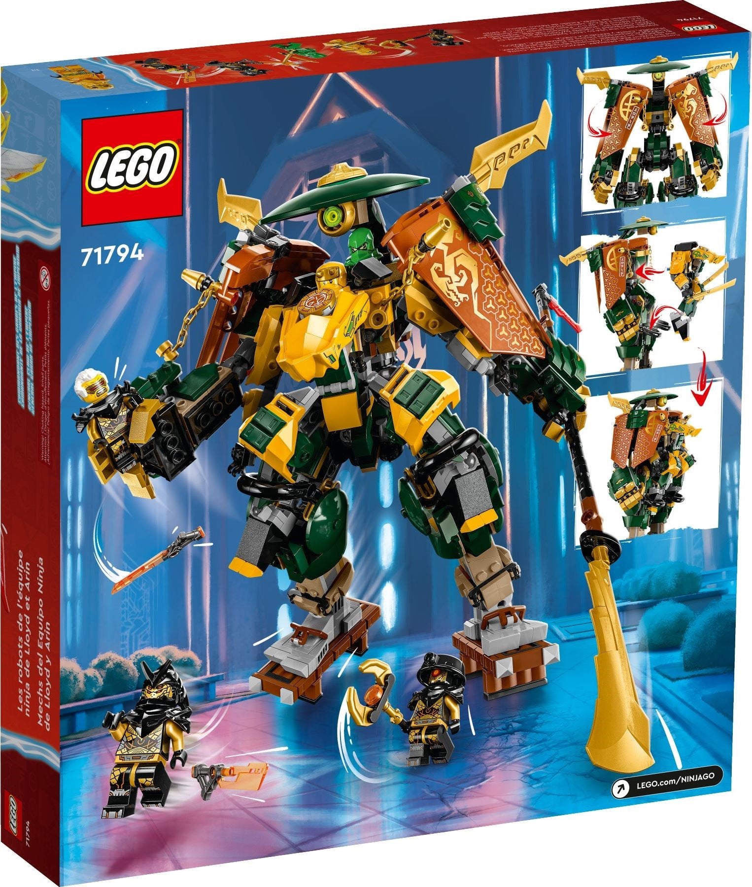 Ninjago Lloyd and Arin's Ninja Team Mechs - LEGO 71794 - New In Box