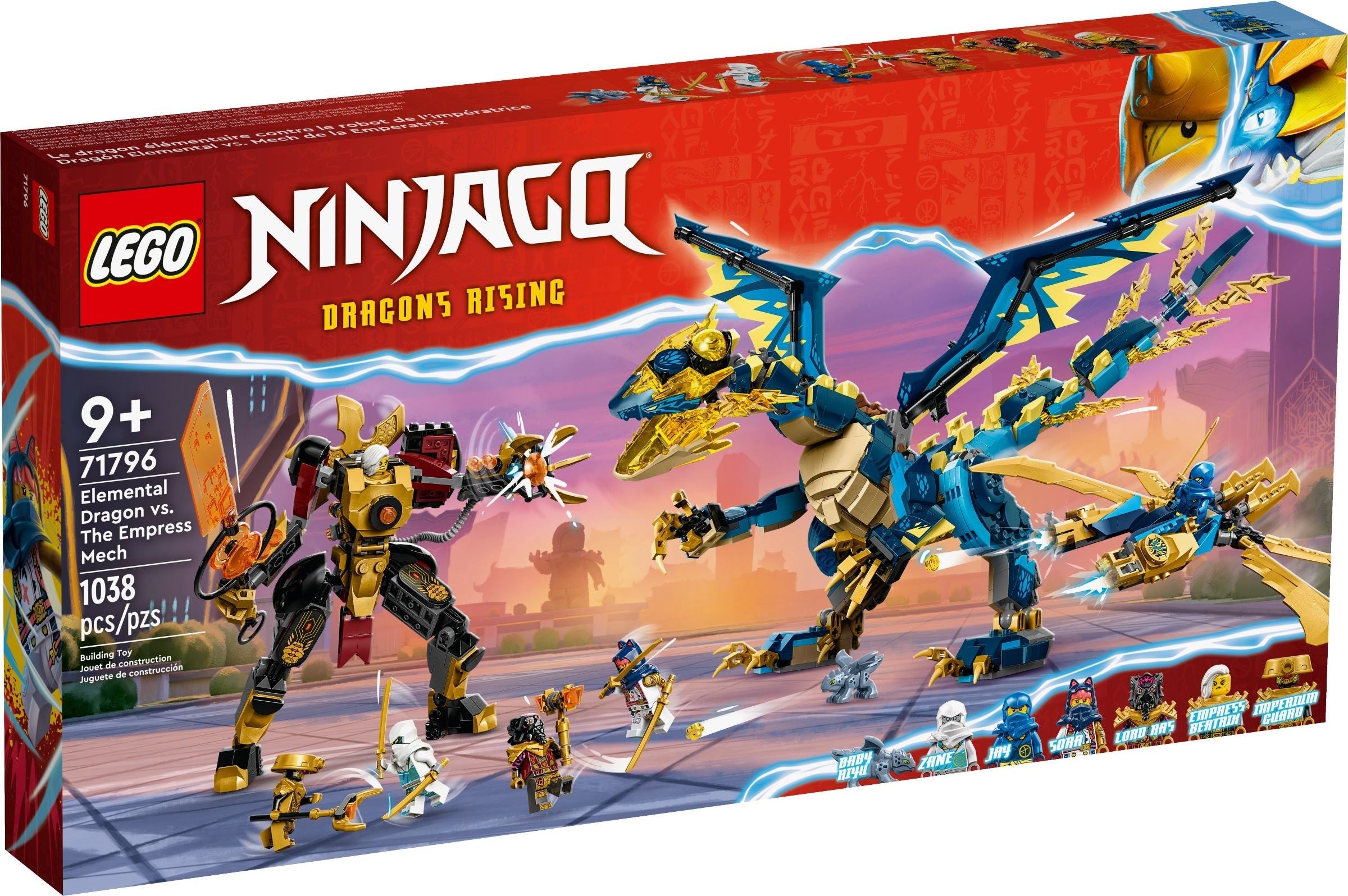 Ninjago Elemental Dragon vs The Empress Mech - LEGO 71796 - New In Box