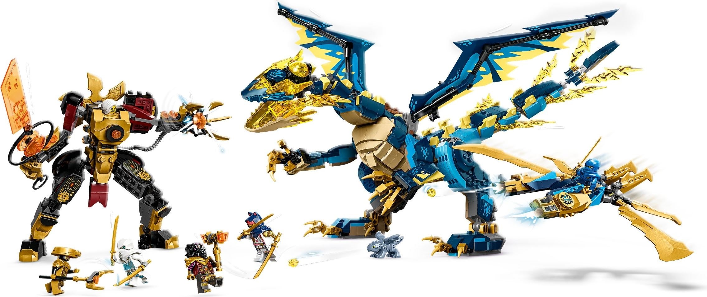 Ninjago Elemental Dragon vs The Empress Mech - LEGO 71796 - New In Box
