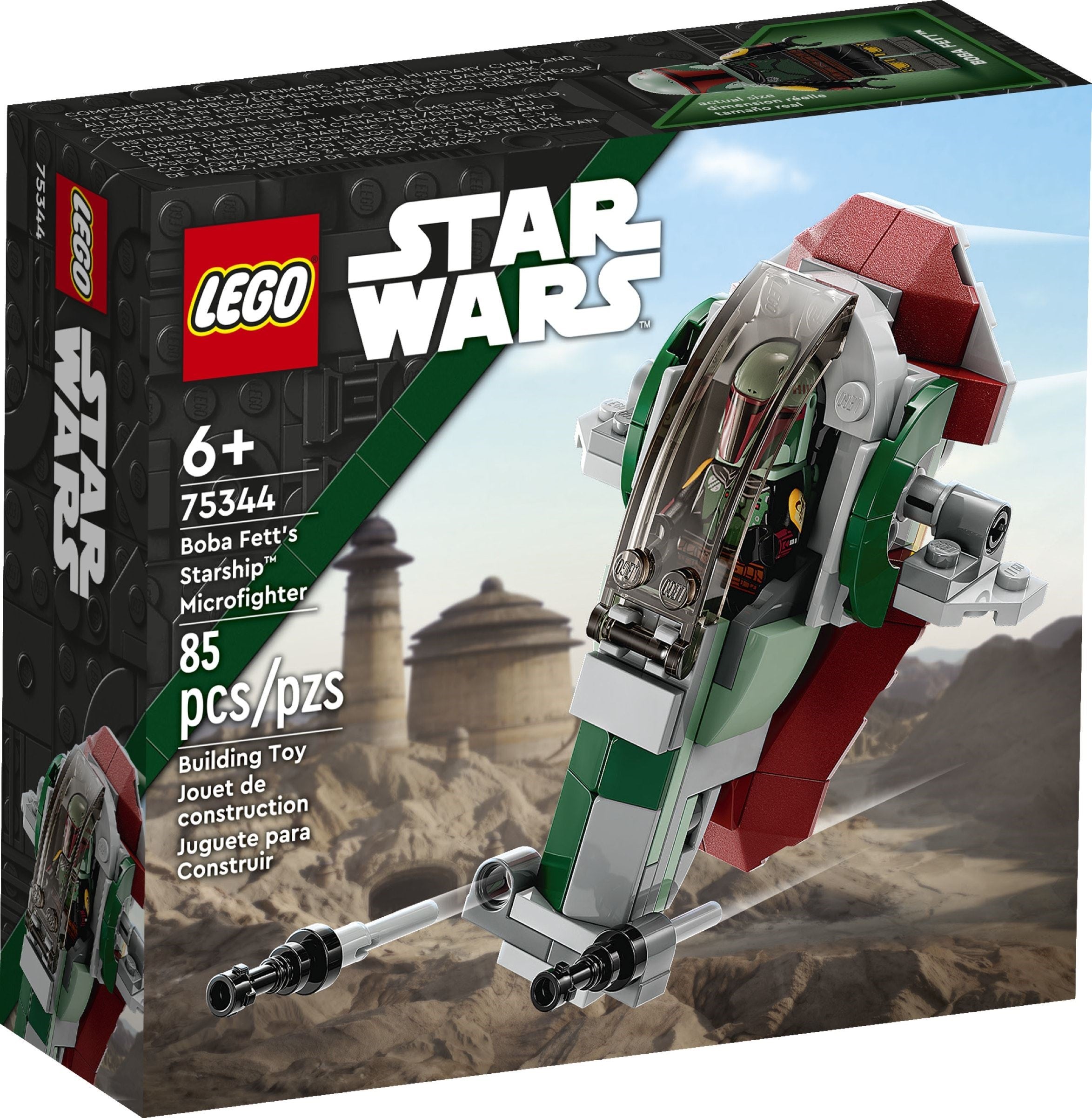 Boba Fett's Starship Microfighter - LEGO 75344 - New In Box