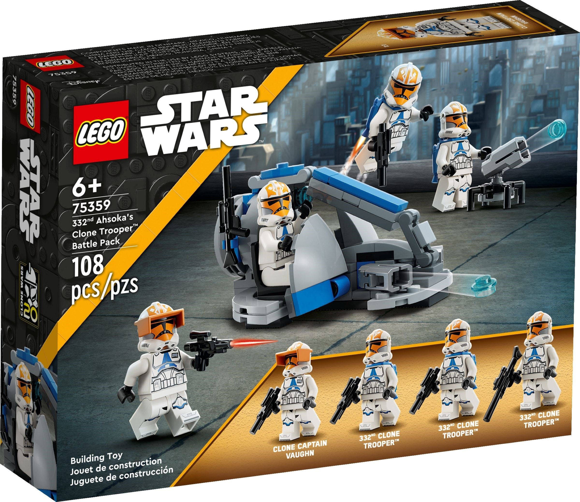 Star Wars 332nd Ahsoka's Clone Trooper Battle Pack - LEGO 75359 - New In Box