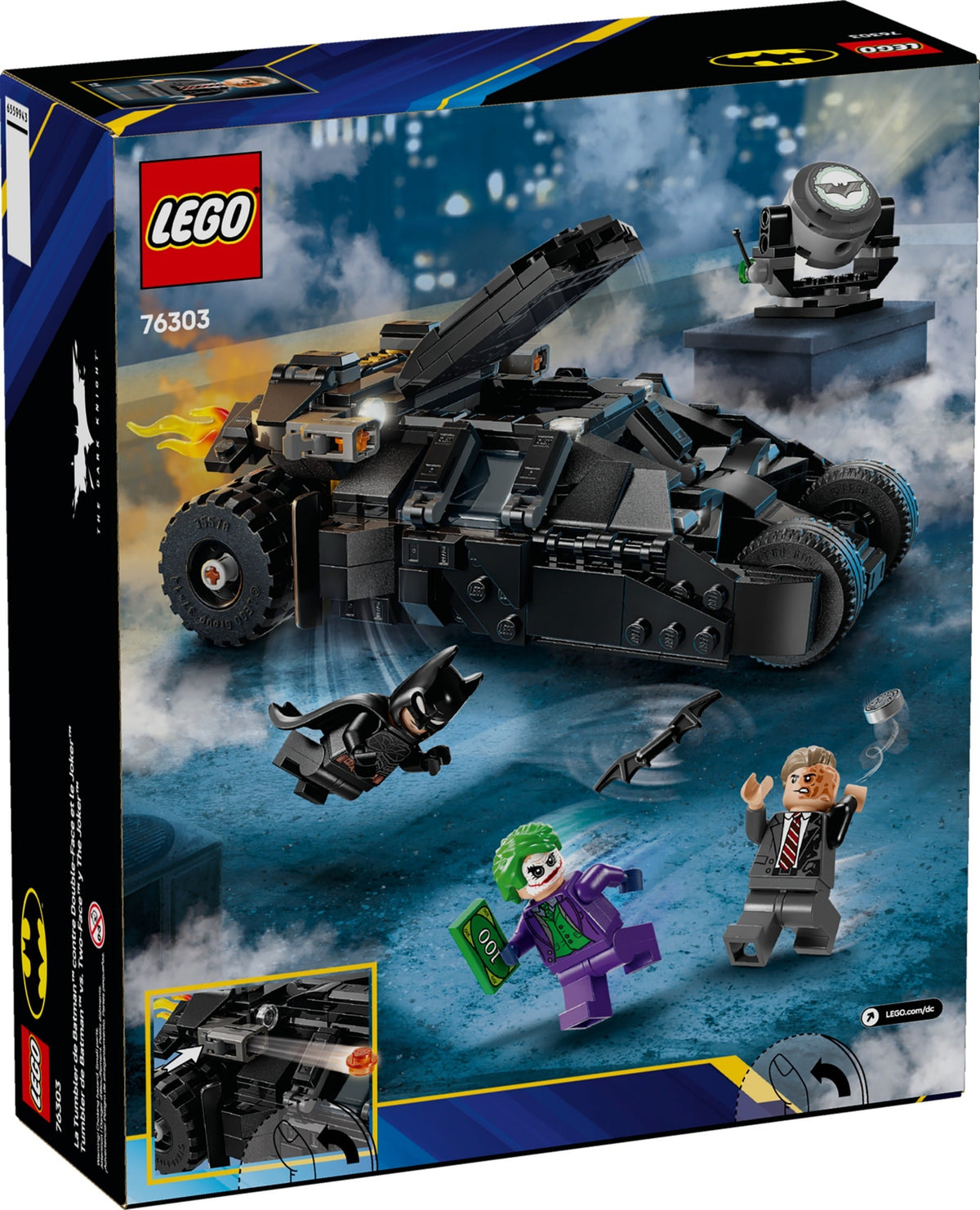 DC Batman Tumbler vs. Two-Face & The Joker - LEGO 76303 - New In Box