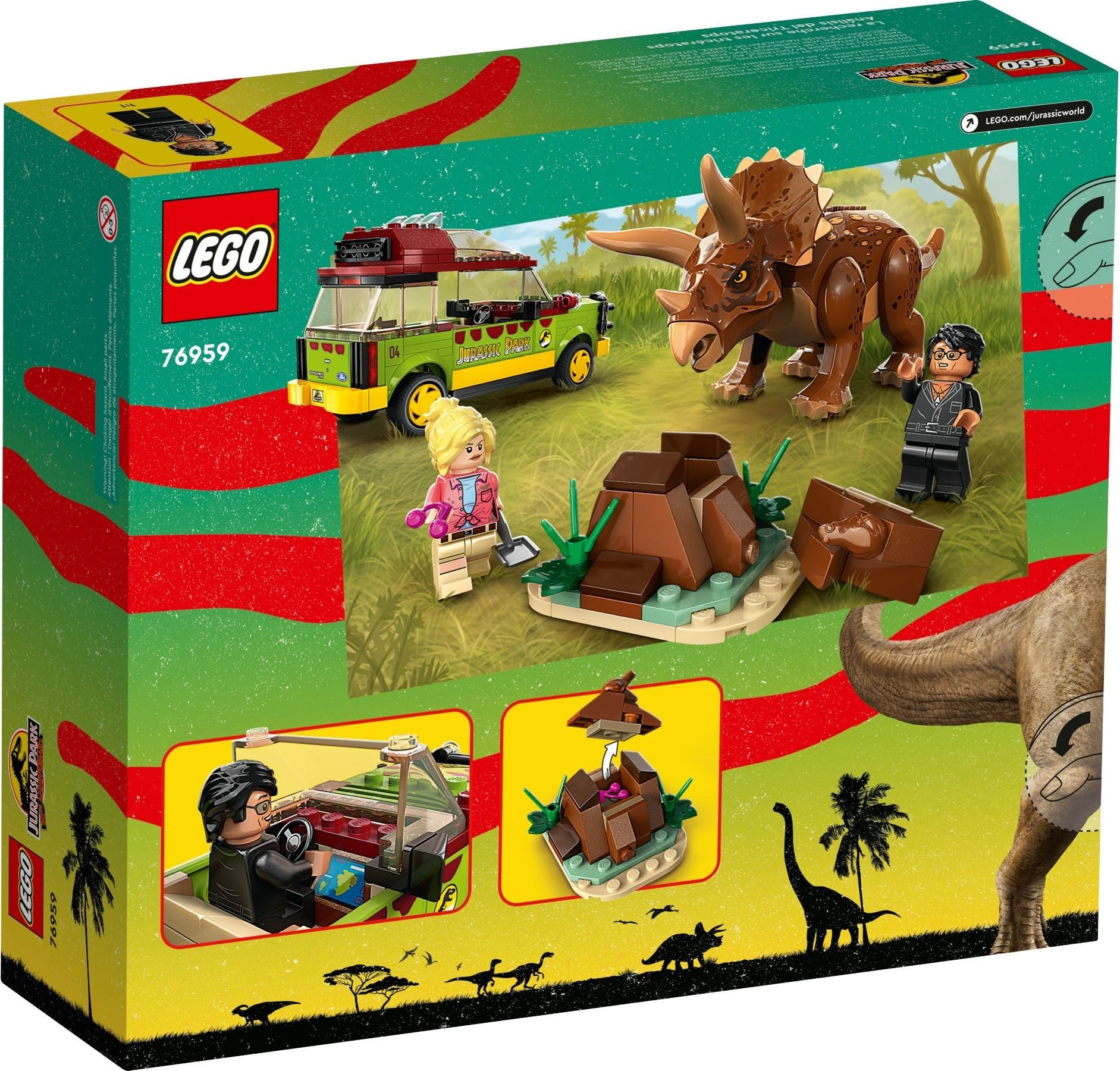 Triceratops Research - LEGO 76959 - New In Box